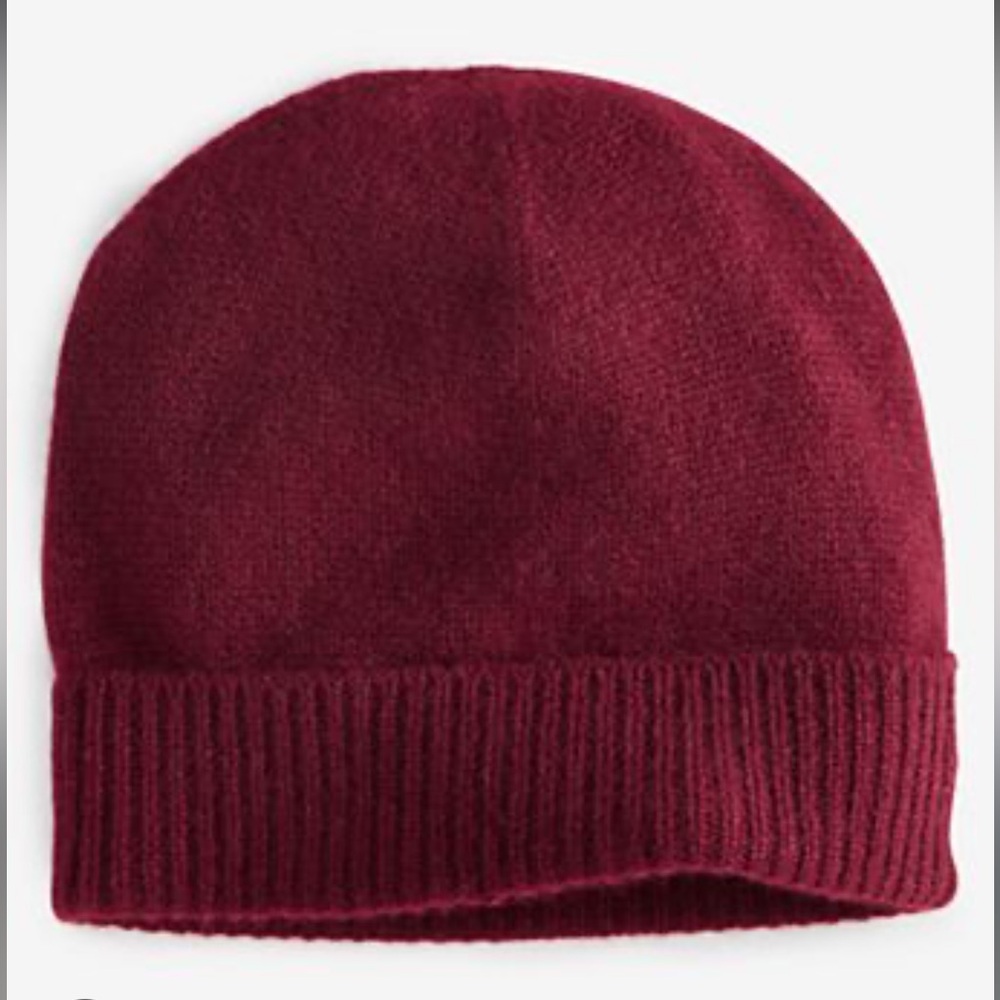 NWT Charter Club 100% Cashmere Knit Hat Beanie Gift Stocking Stuffer Warm Soft